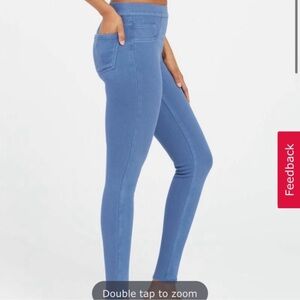 SPANX Jeggings Size large Pull On High Waist‎